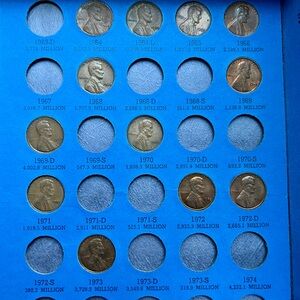 Holiday gift!! 🎁 Lincoln cents coin collection 1941 to 1974